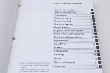 OEM Kawasaki 2006 Brute Force 650 4x4i Service Manual