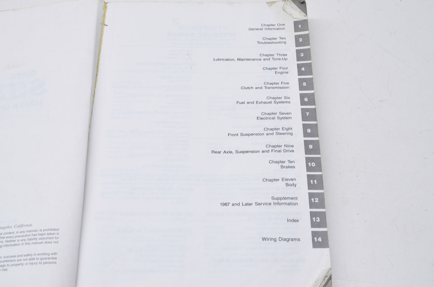 Clymer 1985-1990 Suzuki LT230 & LT250 Service Repair Maintenance Manual