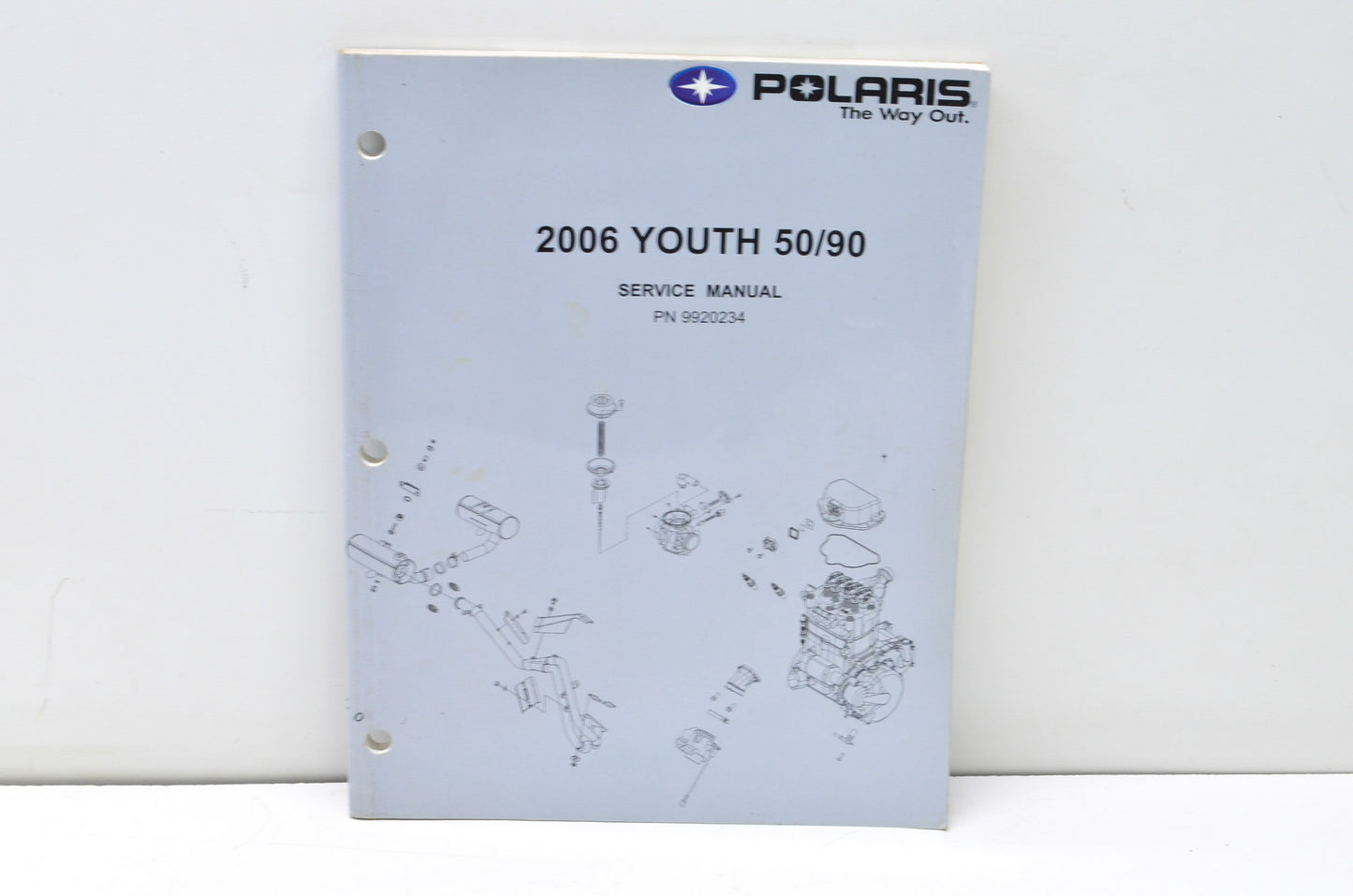 OEM Polaris 9920234 Service Manual 06 Sportsman 90/Predator 50/90