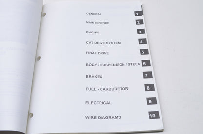 OEM Polaris 9920234 Service Manual 06 Sportsman 90/Predator 50/90