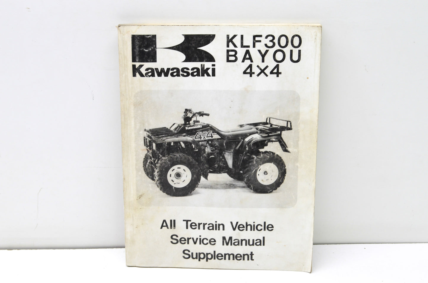 OEM Kawasaki 99924-1117-52 Service Manual Supplement KLF300C