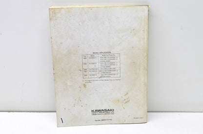 OEM Kawasaki 99924-1117-52 Service Manual Supplement KLF300C