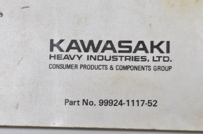 OEM Kawasaki 99924-1117-52 Service Manual Supplement KLF300C