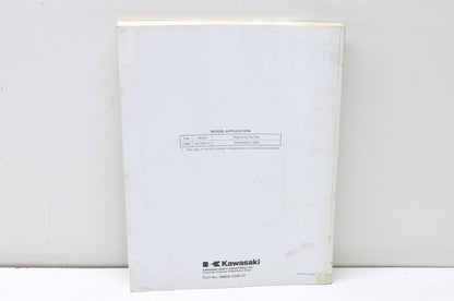 OEM Kawasaki 99924-1220-01 Service Manual JH1200-A