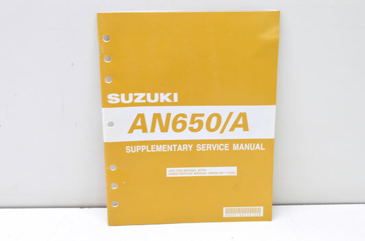 OEM Suzuki 99501-36110-03E Service Manual AN650/A 2003-20 NOS
