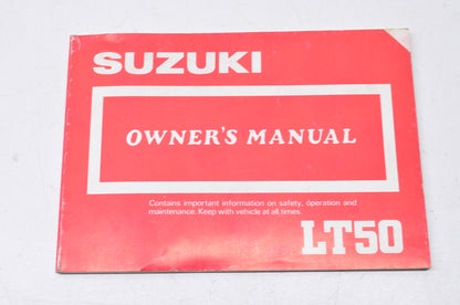 OEM Suzuki 99011-04233-03A LT50 Owner's Manual NOS