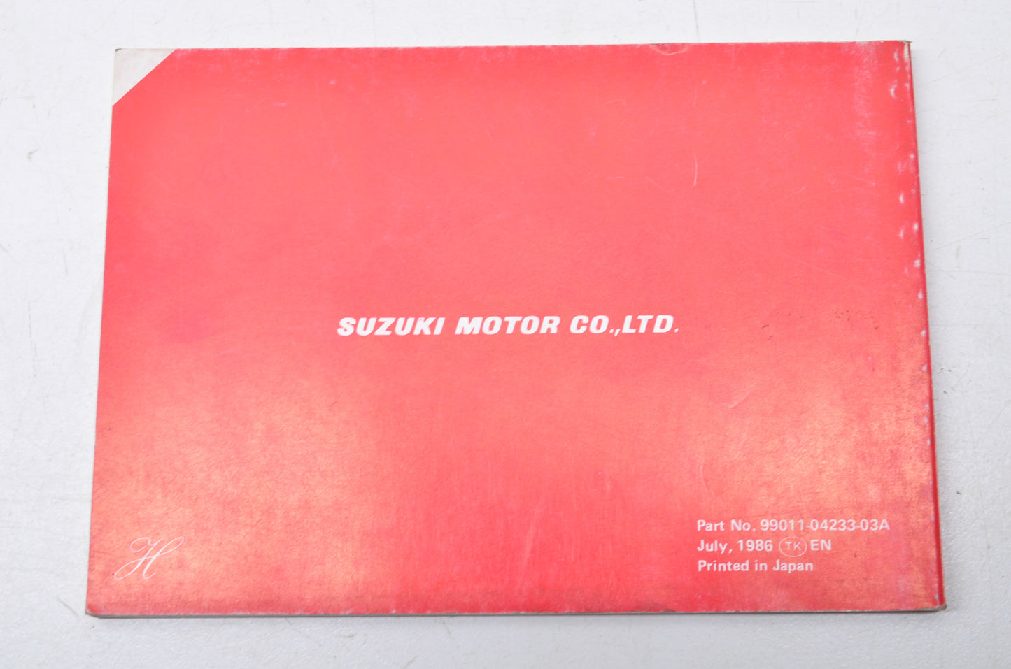 OEM Suzuki 99011-04233-03A LT50 Owner's Manual NOS