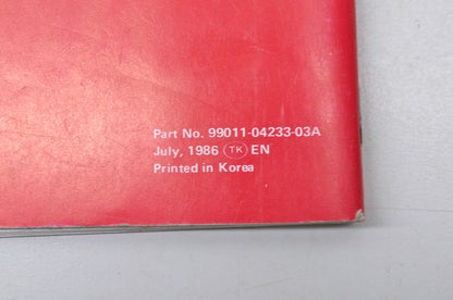 New OEM Suzuki LT50 Owner's Manual NOS