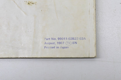 OEM Suzuki 99011-02B22-03A 1988 RM80 Owner's Maintenance Manual
