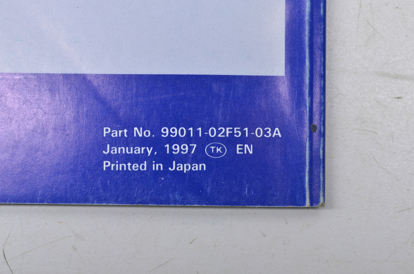 OEM Suzuki 99011-02F51-03A Owner's Manual TL1000SV 19