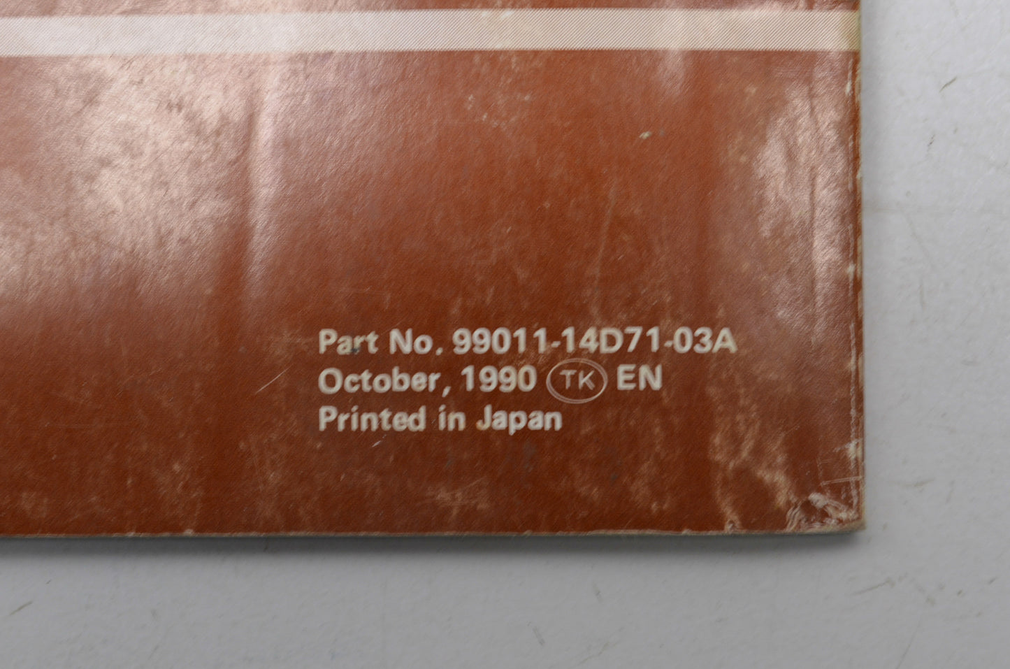 OEM Suzuki 1991 DR350S Owner's Manual