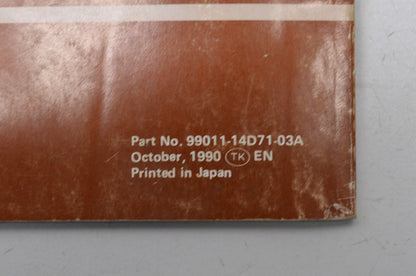 OEM Suzuki 1991 DR350S Owner's Manual