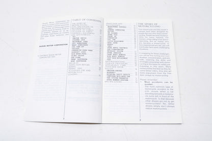 OEM Suzuki 1994 DR350SE Owner's Manual