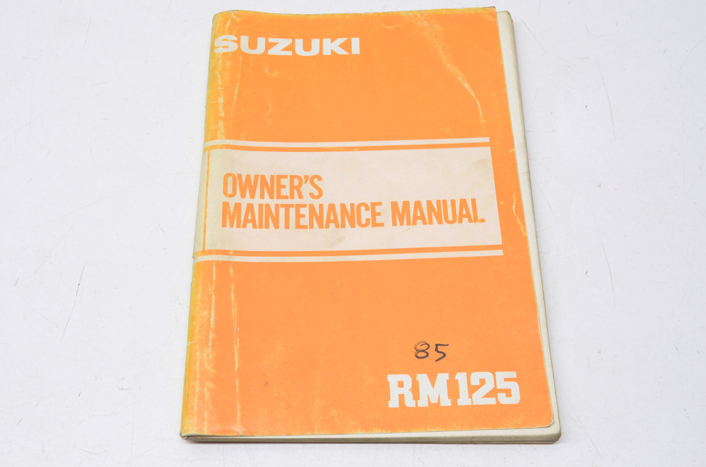 OEM Suzuki 1985 RM125 Owner's Manual