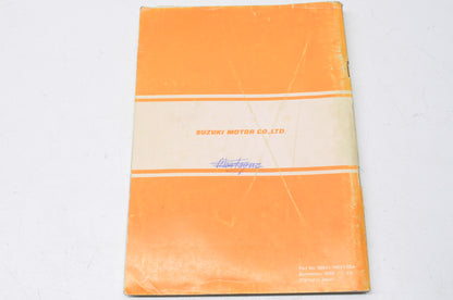 OEM Suzuki 1985 RM125 Owner's Manual