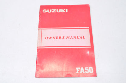 OEM Suzuki 99011-02226-03A FA50 Owner's Manual