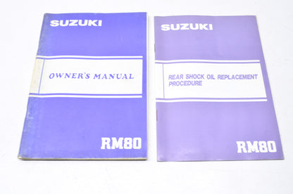 OEM Suzuki 99011-20920-03A Owner's Manual & Shock Oil Replacement Supp.