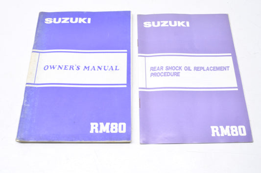 OEM Suzuki 99011-20920-03A Owner's Manual & Shock Oil Replacement Supp.