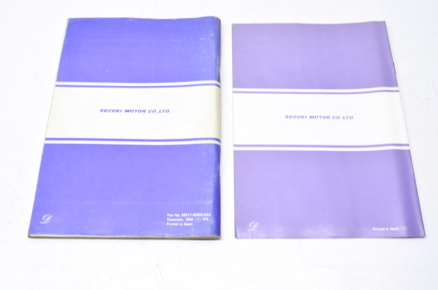 OEM Suzuki 99011-20920-03A Owner's Manual & Shock Oil Replacement Supp.