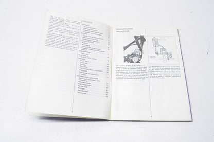 OEM Suzuki 99011-20920-03A Owner's Manual & Shock Oil Replacement Supp.
