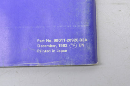 OEM Suzuki 99011-20920-03A Owner's Manual & Shock Oil Replacement Supp.