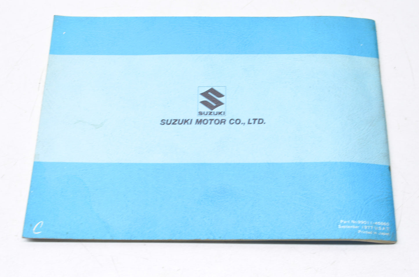 OEM Suzuki GS750 Owner's Manual