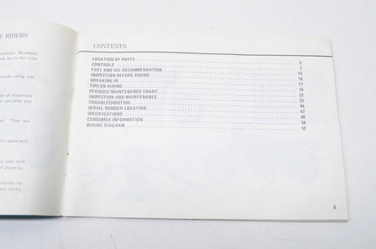 OEM Suzuki GS750 Owner's Manual