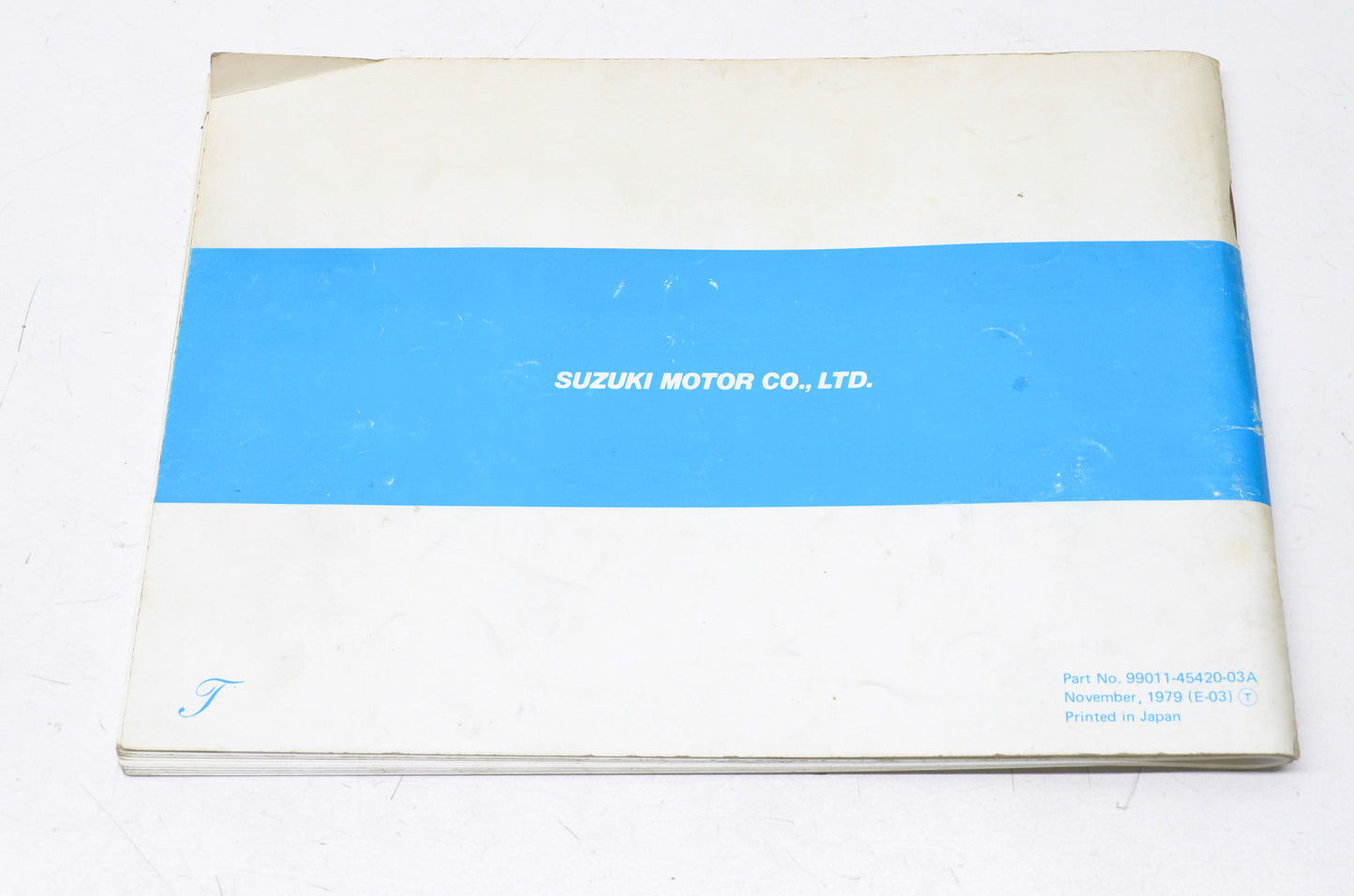 OEM Suzuki GS750E Owner's Manual