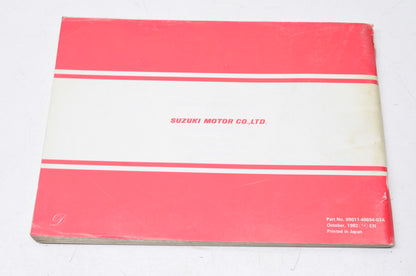 OEM Suzuki 99011-46694-03A RM60 Owner's Manual