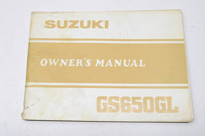 OEM Suzuki 99011-34421-03A GS650GL Owner's Manual