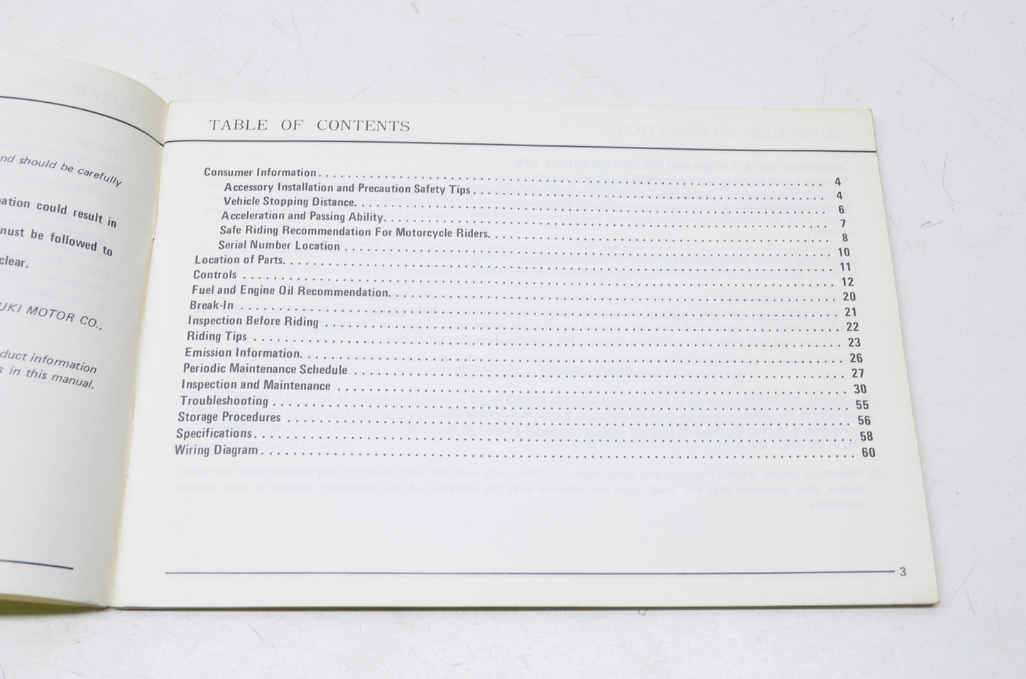 OEM Suzuki 99011-11431-03A GS250T Owner's Manual