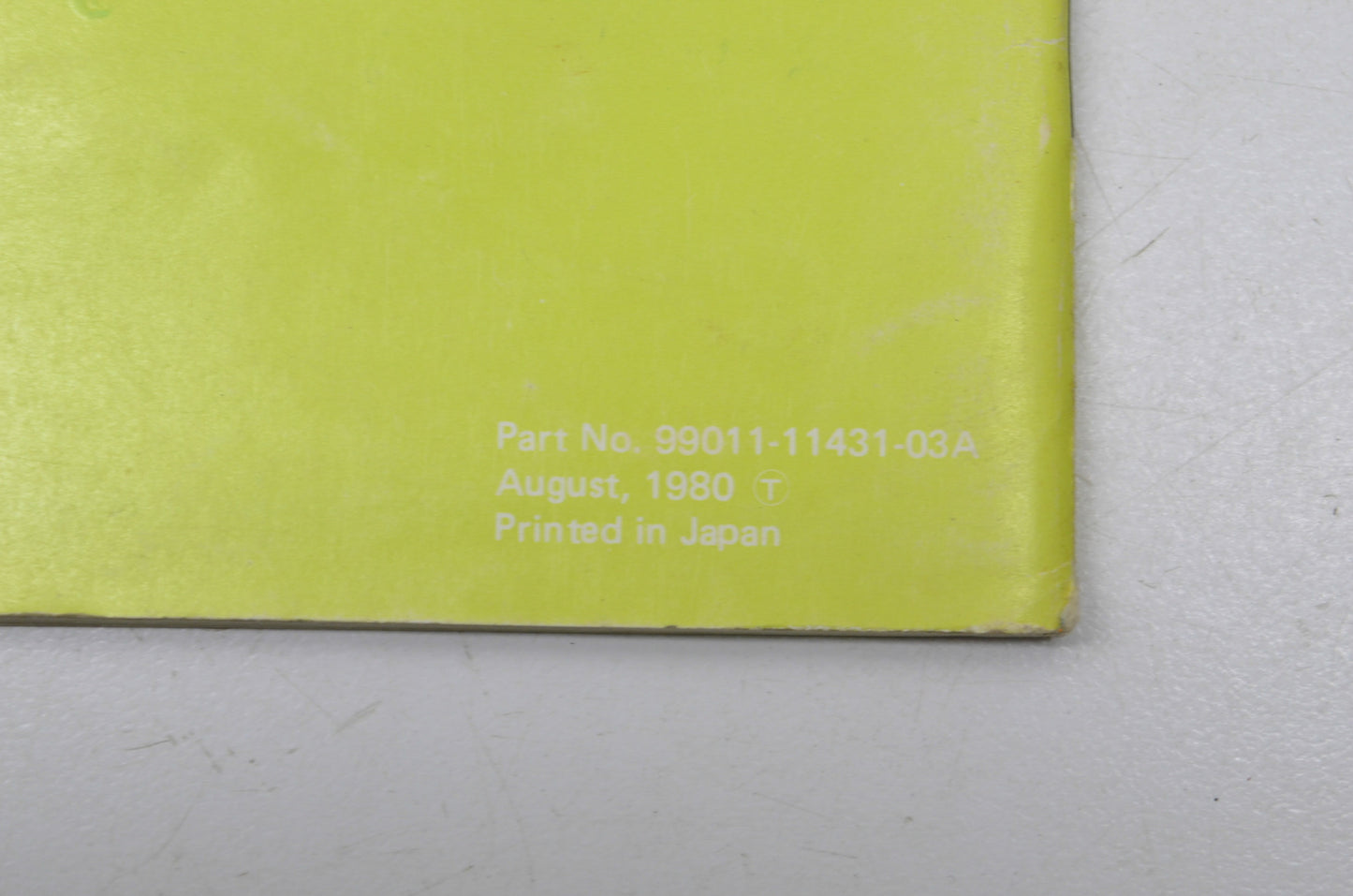 OEM Suzuki 99011-11431-03A GS250T Owner's Manual