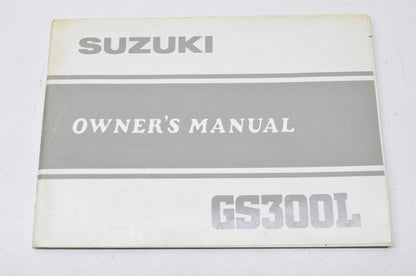 OEM Suzuki GS300L Owner's Manual