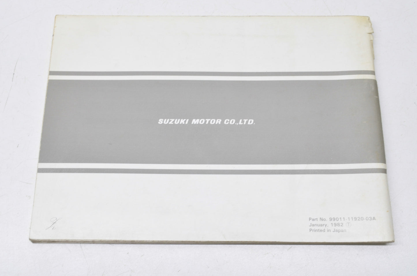 OEM Suzuki GS300L Owner's Manual