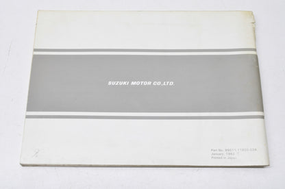 OEM Suzuki GS300L Owner's Manual