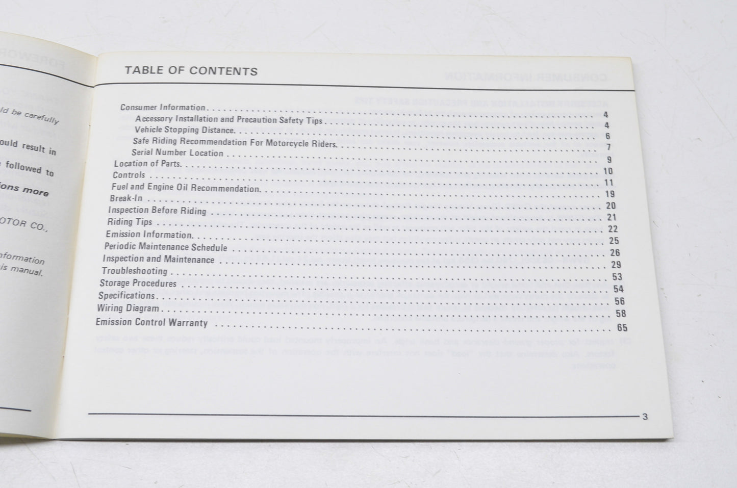 OEM Suzuki GS300L Owner's Manual