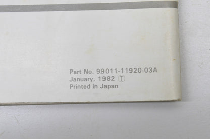 OEM Suzuki GS300L Owner's Manual