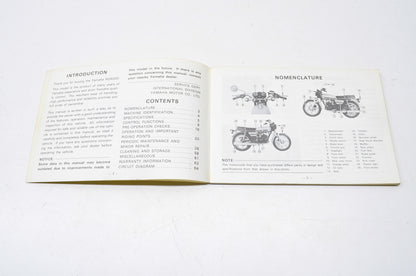 OEM Yamaha RD400D Owner's Manual