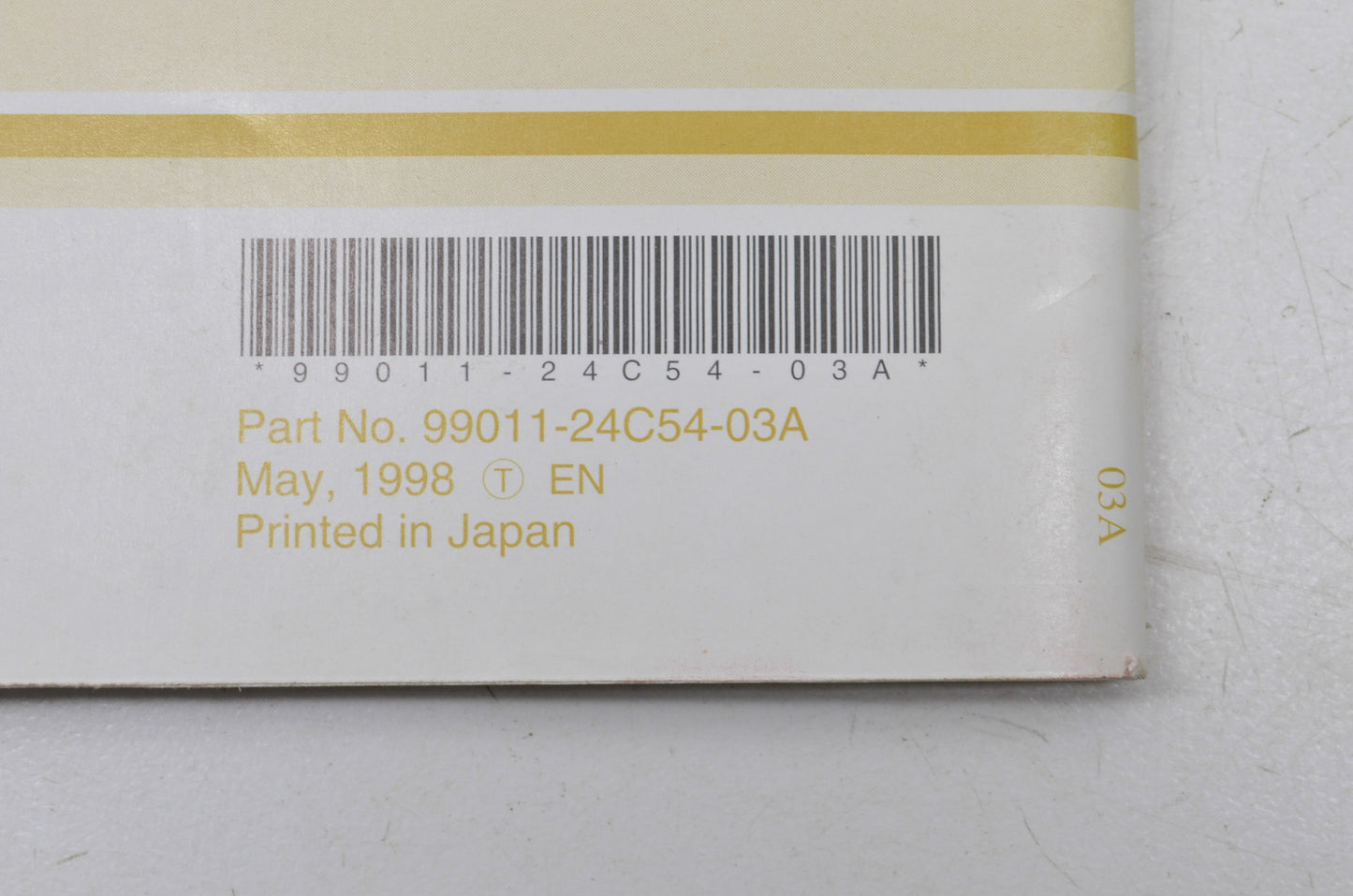OEM Suzuki 99011-24C54-03A Owner's Manual LS650X 1999