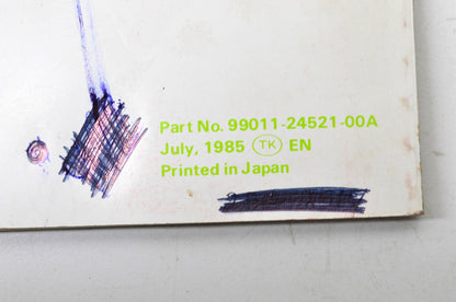 OEM Suzuki 99011-24521-00A LT250EF Owner's Manual