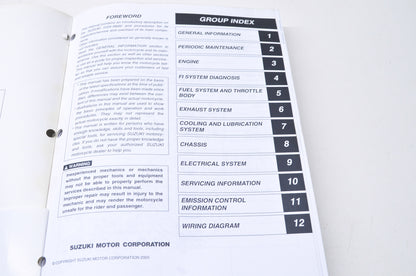 OEM Suzuki 99500-35100-03E GSX-R600 Service Manual
