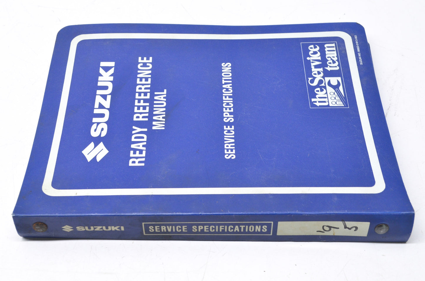 OEM Suzuki 99923-03951 1995 S Model Ready Reference & Service Specifications Man