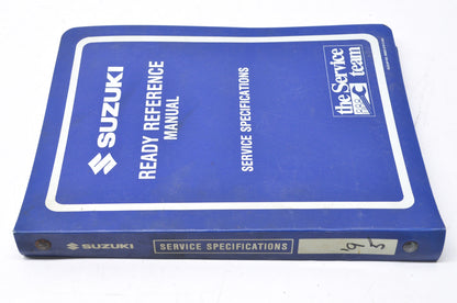 OEM Suzuki 99923-03951 1995 S Model Ready Reference & Service Specifications Man