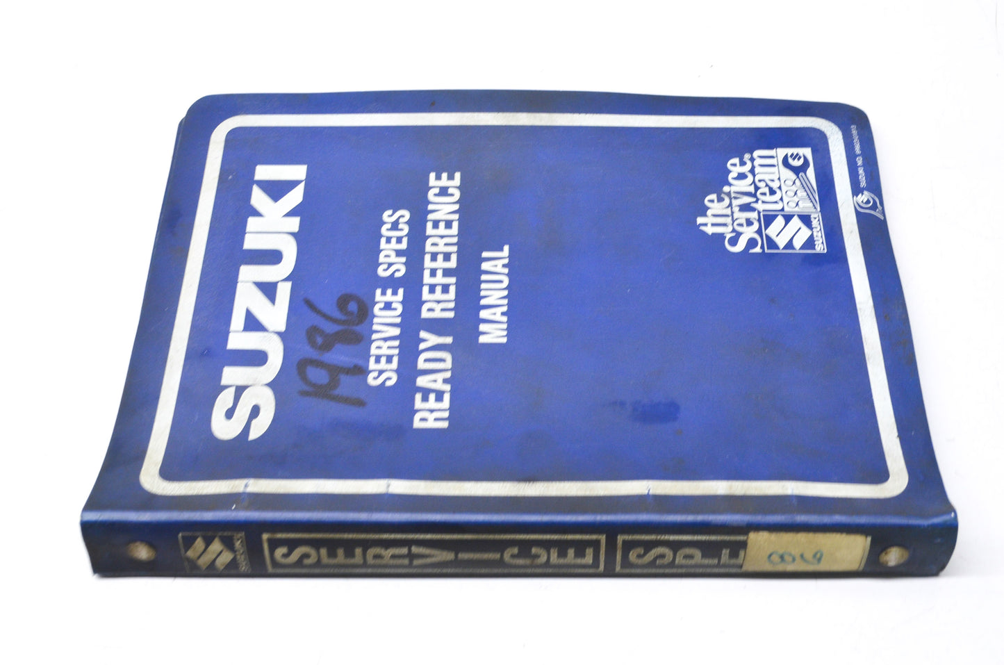 OEM Suzuki 99923-03861 1986 G Model Service Specifications & Ready Reference Man