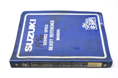 OEM Suzuki 99923-03861 1986 G Model Service Specifications & Ready Reference Man