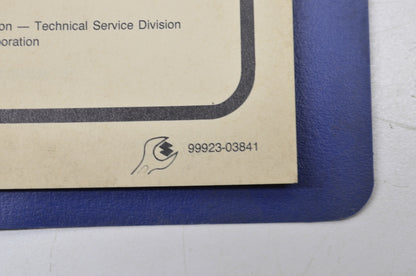 OEM Suzuki 99923-03841 1984 E Model Service Specifications & Ready Reference Man