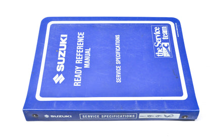 OEM Suzuki 99923-03981 98 Ready Reference & Service Specs