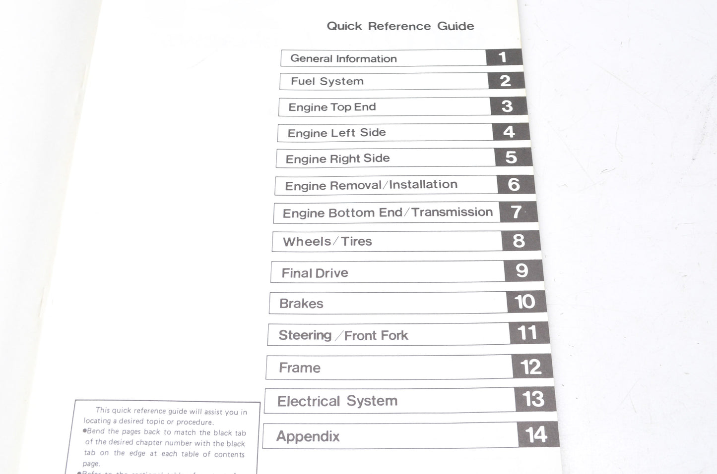 OEM Kawasaki 99924-1074-51 Service Manual Supplement KLT185