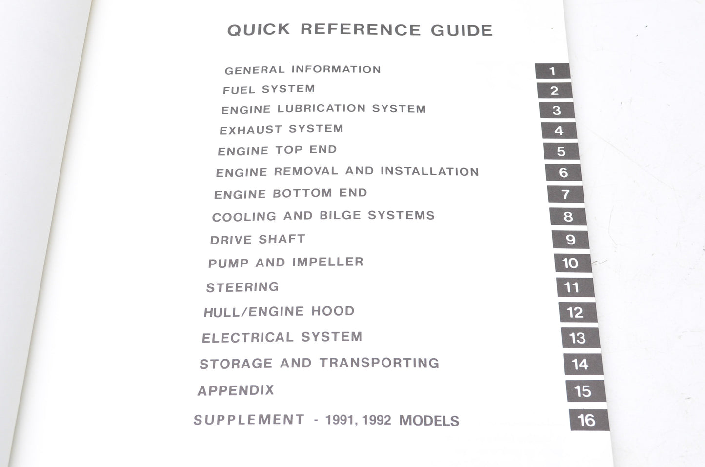 OEM Kawasaki 99924-1122-53 Service Manual Supplement JF650B NOS