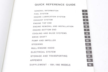 OEM Kawasaki 99924-1122-53 Service Manual Supplement JF650B NOS